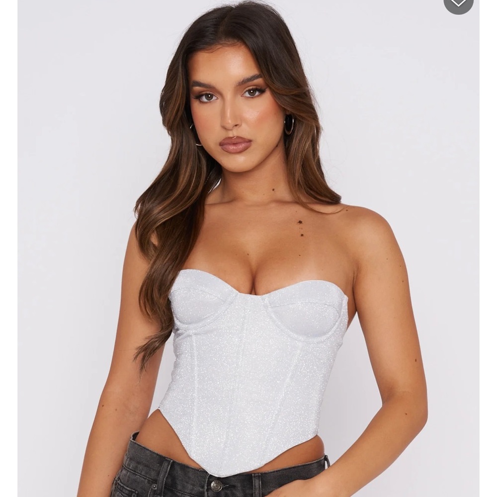 Canned Heat Bustier Silver